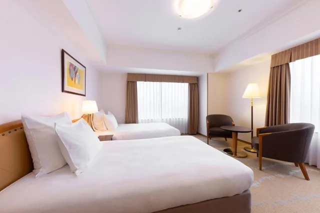 غرفة بريميوم بسريرين منفصلين للمدخنين، Ana Crowne Plaza Hotel Toyama 2/5