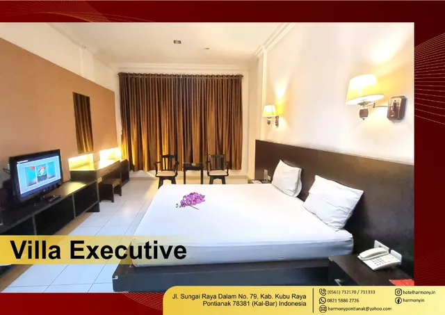 فيلا تنفيذية بسرير كينج، Hotel Harmony In Pontianak 1/1