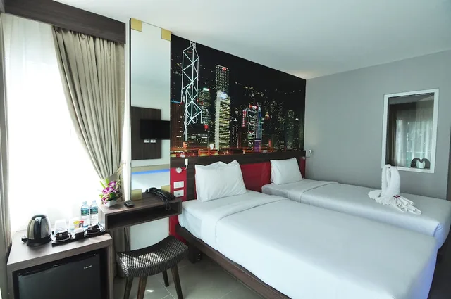 غرفة سوبيريور بسريرين منفصلين، The Aim Patong Hotel 8/10