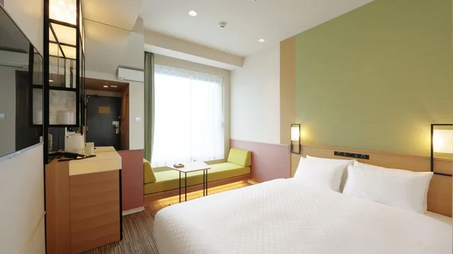 غرفة مفردة بسرير كوين، Candeo Hotels Osaka Kishibe 1/1