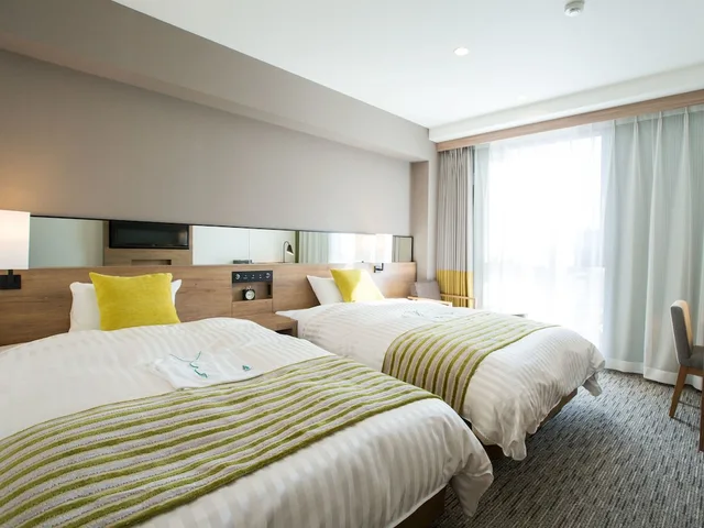 غرفة بسريرين منفصلين، Airport Hotel Kumamoto 1/7