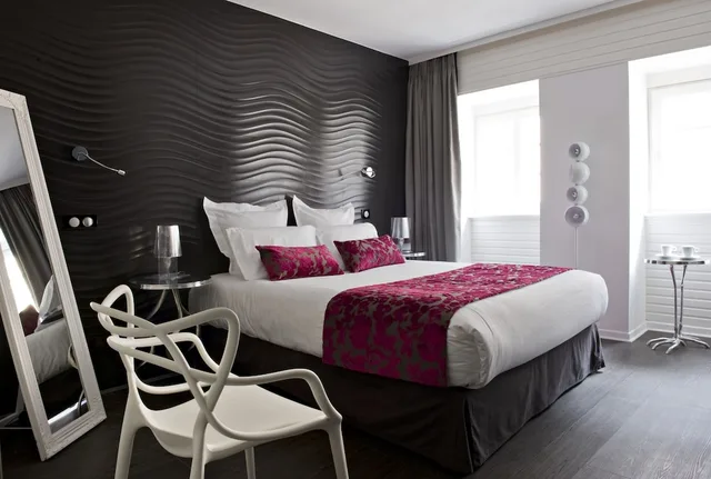 غرفة قياسية بسرير كوين، Hotel Rohan Strasbourg 7/9