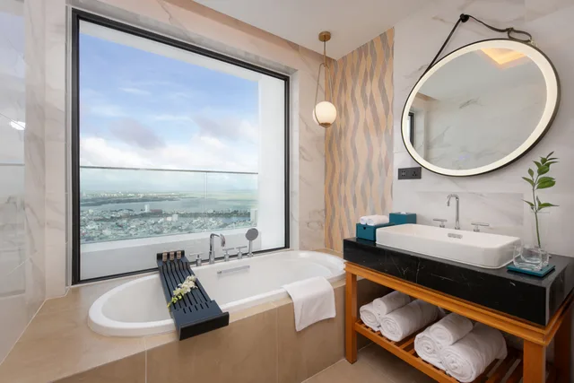 جناح بإطلالة على البحر بـ3 غرف نوم، Grand Hyams Hotel - Quy Nhon Beach 6/6