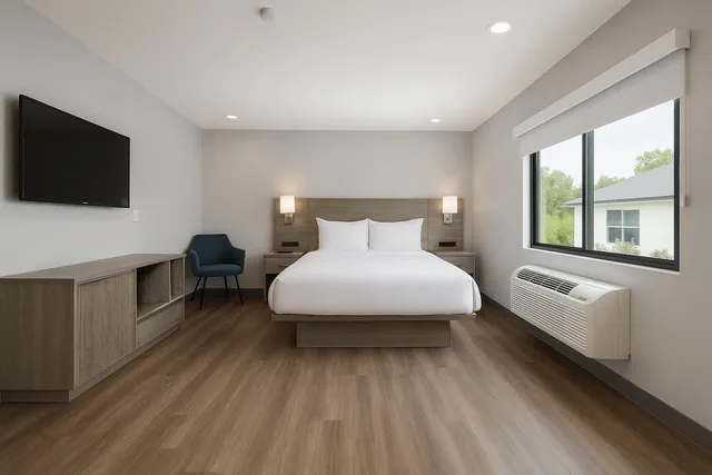 استوديو بسرير كوين، Travelodge By Wyndham LAX South 1/5