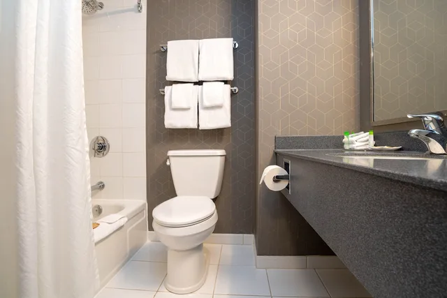 غرفة بريميوم بسرير كينج مع أريكة في طابق مرتفع، Sandman Hotel Montreal-Longueuil 7/7
