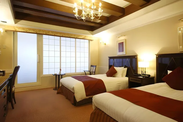 غرفة قياسية بسريرين مزدوجين، Takayama Green Hotel - Keio Group Hotels 1/1