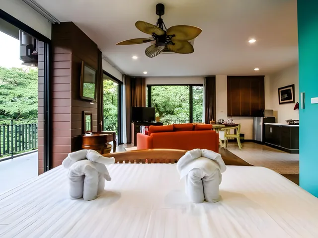 جناح بسرير مزدوج بشرفة، Rain Tree Residence 2/2