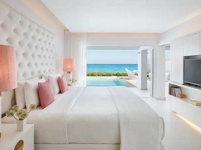 Swim Up, Guest Room, Sea View, Private Garden، Grecotel LUXME White 1/7