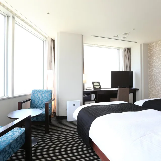 غرفة ديلوكس بسريرين منفصلين للمدخنين، Apa Hotel and Resort Tokyo Bay Makuhari 1/6
