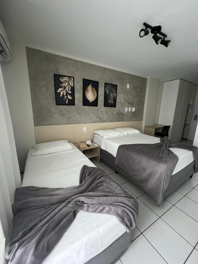 غرفة ثلاثية بشرفة، Gran Lencois Flat Residence 2/10