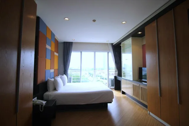 جناح عائلي بإطلالة على النهر بغرفتي نوم، The Sunreno Hotel Bangkok 9/11
