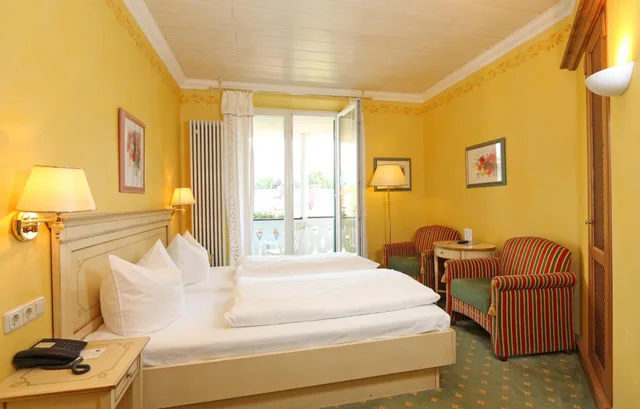 غرفة بسرير مزدوج بإطلالة على الحديقة، Wittelsbacher Hof Swiss Quality Hotel 4/9