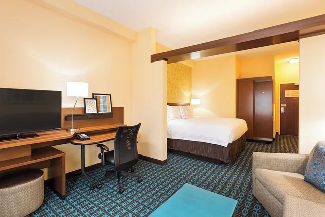 جناح بسرير كينج مع أريكة لذوي الإعاقة، Fairfield Inn And Suites By Marriott Johnson City 1/1