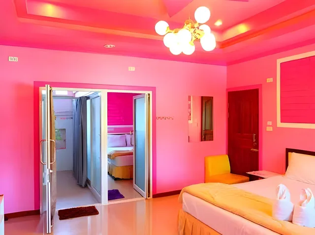 Vip, 2 Double Beds، Rakkan Resort 2 1/1