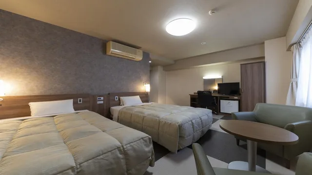 غرفة قياسية بسريرين منفصلين للمدخنين، Hotel Econo Tsu Ekimae (ex Hotel Econo Tsu Station) 1/1