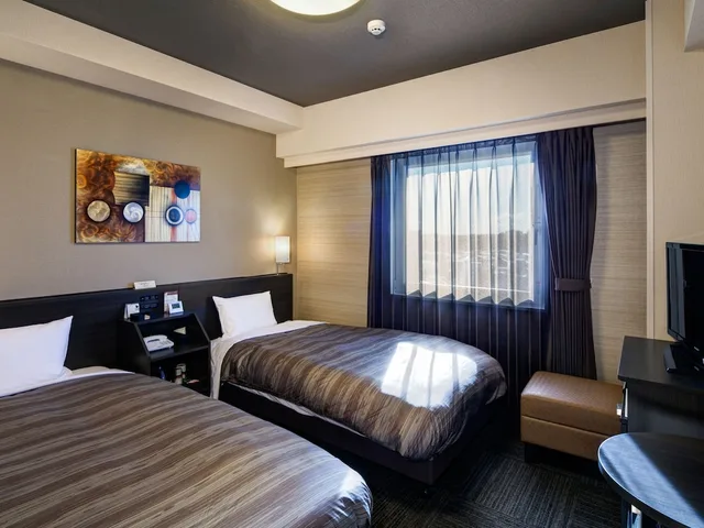 غرفة كومفورت بسريرين منفصلين، Hotel Route-Inn Kanuma Inter 1/4