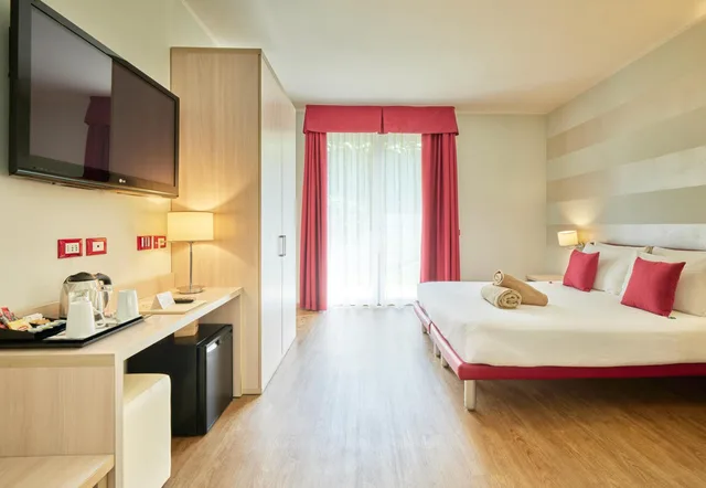 غرفة ديلوكس بسرير مزدوج أو سريرين منفصلين، HOTEL EDEN GARDA 1/10