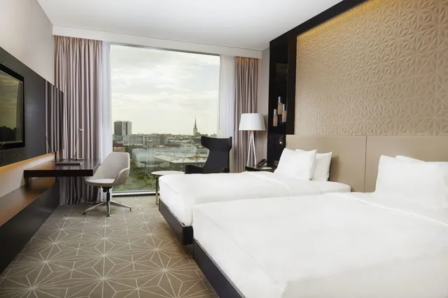 Deluxe, 2 Double Beds, Hilton Tallinn Park 1/7