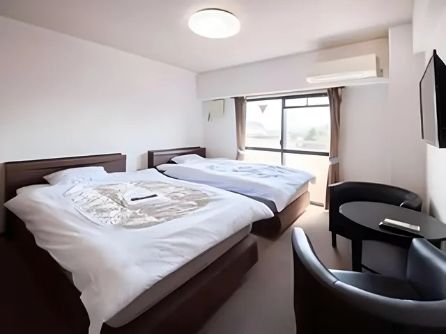 Semi Room, 2 Semi Double Beds, Main Building، Tabist Hotel Yamashiro Onsen 1/1