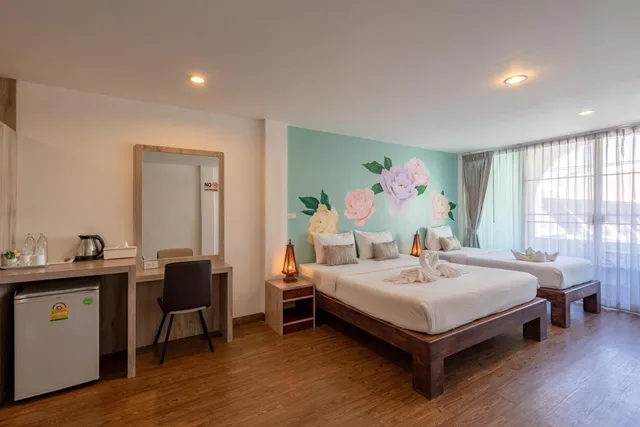 غرفة ديلوكس ثلاثية، B House Chiangmai Hotel 6/10