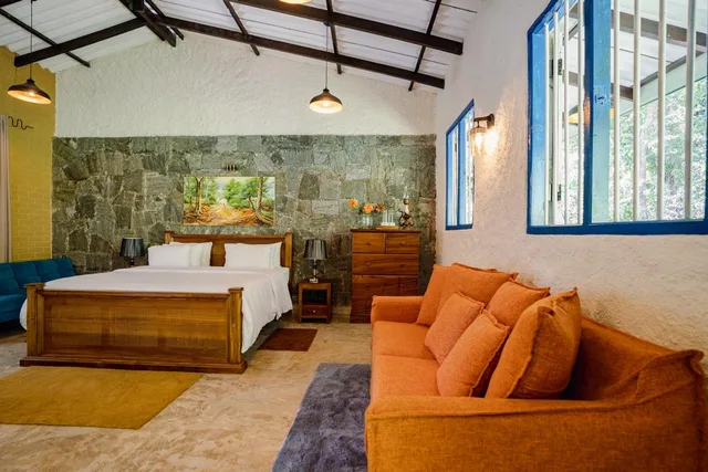 غرفة بإطلالة على النهر، Arsulana Eco Lodge and Ayurveda Spa 1/1