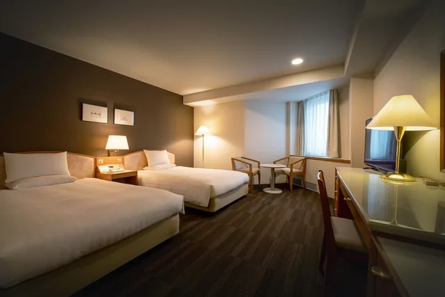 Room, Triple, Twin Beds, Sofa, Smoking, Air Terminal Hotel 1/2
