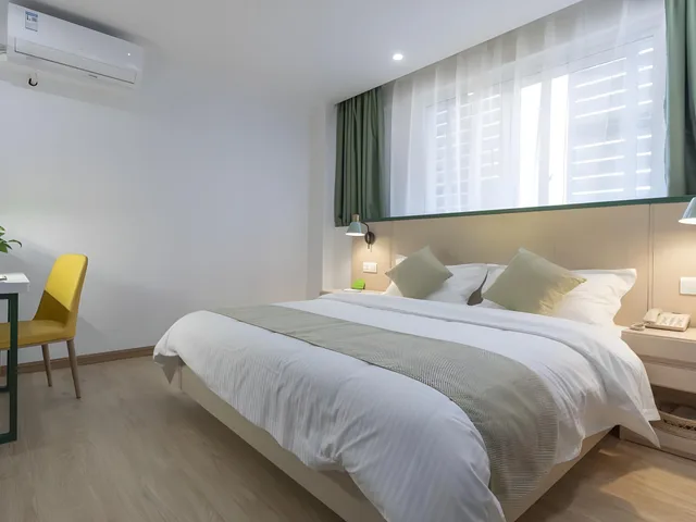 غرفة بزنس بسرير كوين، Vatica Hefei Huangshan Road Yuexi Road Hotel 1/1