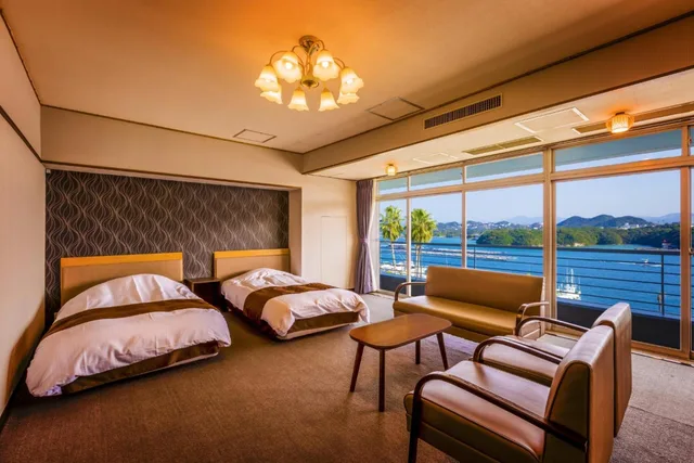 غرفة داخلية يابانية غربية سوبيريور بسرير فردي بحوض استحمام، Ooedo Onsen Monogatari Premium Shirahama Saichoraku 4/6