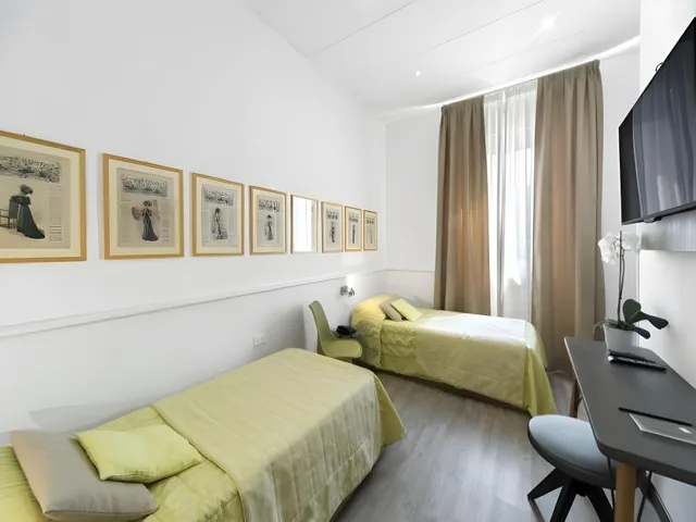 غرفة قياسية مفردة بسريرين منفصلين، Hotel Bernina 2/2