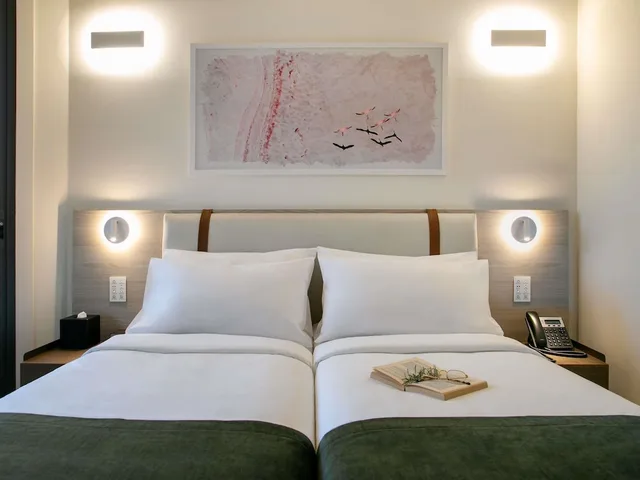 Classic, Convertible Double Bed, Balcony، Mercure Larnaca Finikoudes Beach 4/10