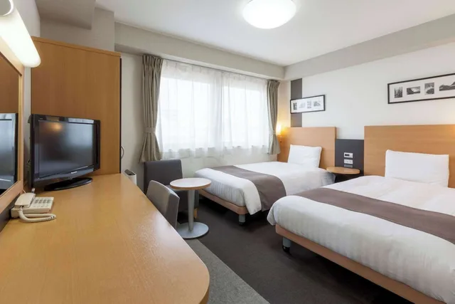 غرفة قياسية بسريرين منفصلين، Comfort Hotel Himeji 4/7