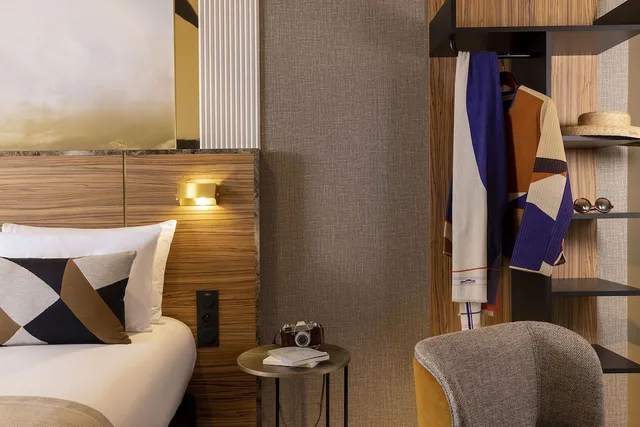 غرفة مفردة بسرير مزدوج، Hotel Le Rocroy 3/6