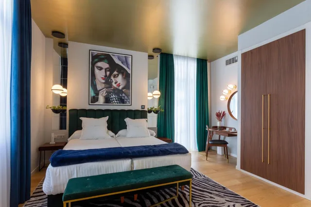 غرفة ديلوكس بسرير مزدوج أو سريرين منفصلين، Sol Boutique hotel 7/10