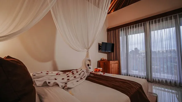 1 Bedroom, Pool, Suite, Villa, Double Bed, Valley View، Yanyan Resort Ubud 8/10