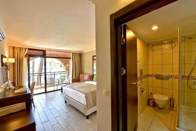 غرفة قياسية بسرير مزدوج أو سريرين منفصلين بإطلالة على الحديقة، Marmaris Bay Resort - Adults Only (16+) 6/7