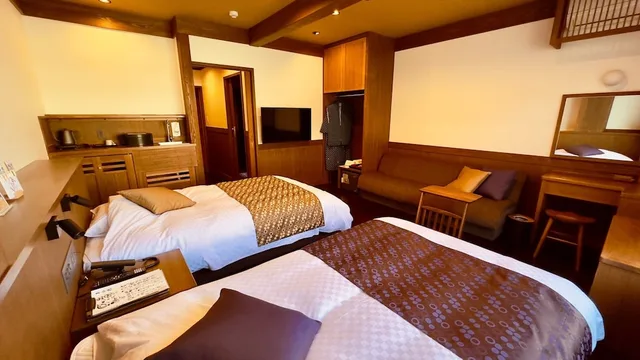 Western, Type C, Twin Beds, Sofa, Main Building، Ryokan Wakaba 1/1