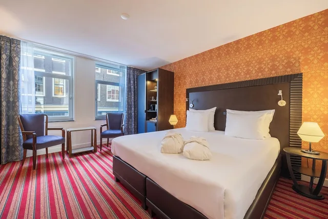 غرفة ديلوكس بسرير كينج، Grand Hotel Amrath Amsterdam 3/6