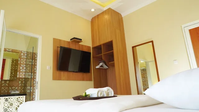 غرفة عائلية بسريرين كوين، Ocean View Residence Hotel Jepara 6/10