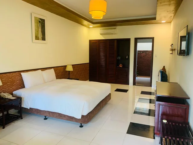 غرفة ديلوكس بسرير مزدوج أو سريرين منفصلين، Vietstar Resort Spa 1/6