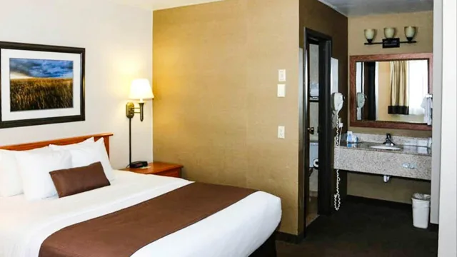 1 Queen Bed - Mob Acc RI Shwr Nsmk Micfridg، Motel6 Minot, ND 2/10