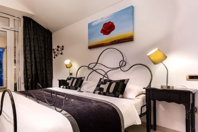غرفة بسرير مزدوج بإطلالة على البحر بشرفة، Heritage Hotel Forza 5/10