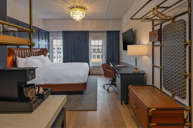 غرفة بسرير كينج، The Publisher, Fredericksburg, a Tribute Portfolio Hotel 4/8