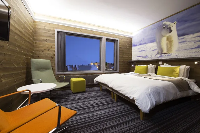 غرفة قياسية بسرير مزدوج، Svalbard Hotel 2/12