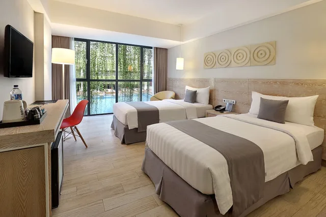 غرفة ديلوكس بسريرين منفصلين، Hotel Neo Kuta Legian 1/3