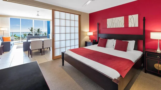 شقة بريميير بإطلالة على البحر بغرفتي نوم، Oaks Hervey Bay Resort and Spa 3/10