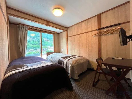 غرفة غربية بسريرين منفصلين، Onsen Business Hotel Fukiya 1/1
