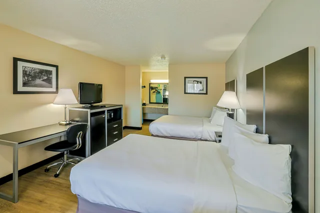 غرفة ديلوكس بسريرين مزدوجين لذوي الإعاقة، Motel6 Nacogdoches TX 5/9
