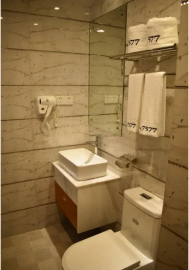 غرفة بزنس بسريرين منفصلين، Guangzhou Tongmi Hotel 1/1