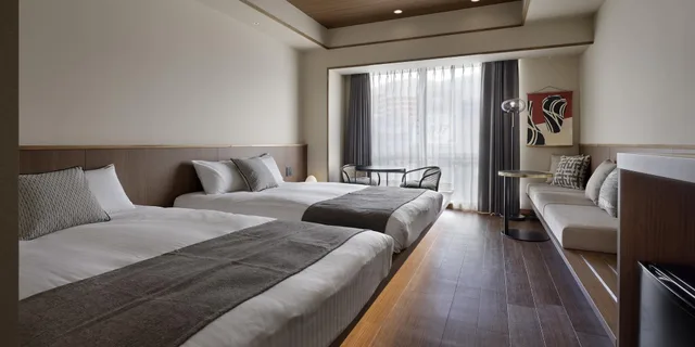 Standard, Twin Beds, River View, Hotel The Hakata Terrace Fukuoka 1/3
