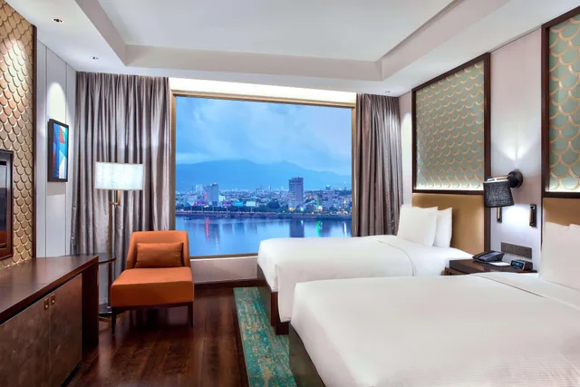 غرفة بسرير فردي بإطلالة على البحر، Hilton Da Nang 2/2